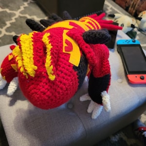Primal Groudon Crochet Pattern - PDF