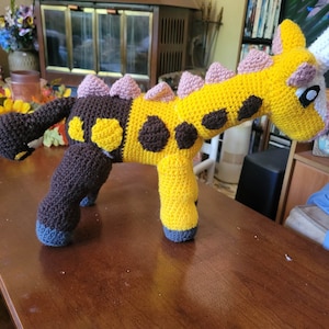 Girafarig Crochet Pattern - PDF