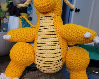 Dragonite Crochet Pattern - PDF