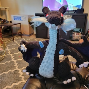 Mega Charizard X Crochet Pattern - PDF