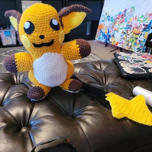 Raichu Crochet Pattern - PDF