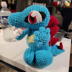 Totodile Crochet Pattern - PDF