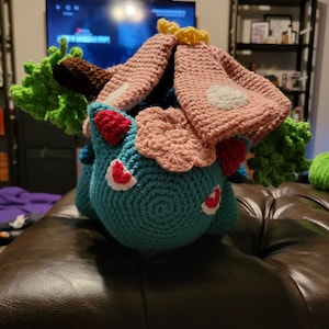 Mega Venusaur Crochet Pattern - PDF