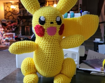 Pikachu Crochet Pattern - PDF