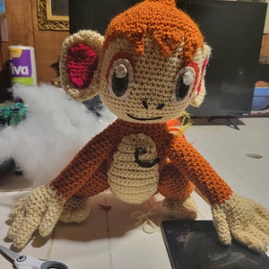 Chimchar Crochet Pattern - PDF