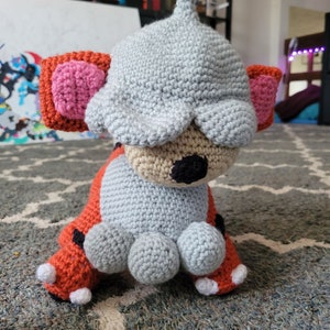 Hisuian Growlithe Crochet Pattern - PDF