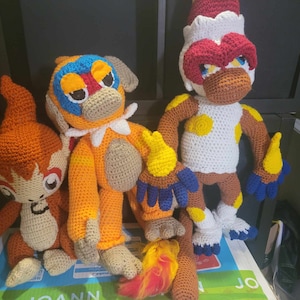 Chimchar Evolution Chain Crochet Bundle - PDF