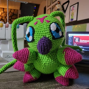 Wormmon Crochet Pattern - PDF