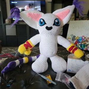 Gatomon Crochet Pattern - PDF
