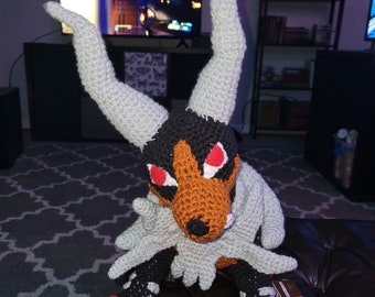 Modèle au crochet Mega Houndoom - PDF