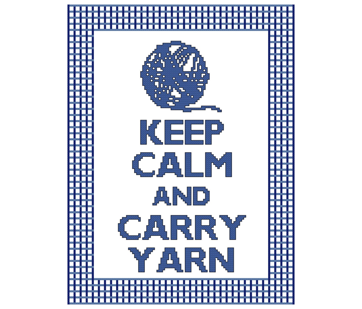 Keep Calm and Carry Yarn Bundle for Beginners