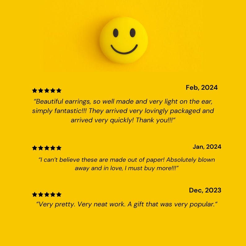 Origami Stainless Steel Black Hoop Earrings, High Quality Japanese