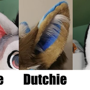 Fursuit Ears - Pattern Pack (7 patterns)