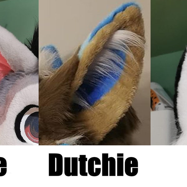 Fursuit Ears - Pattern Pack (7 patterns)