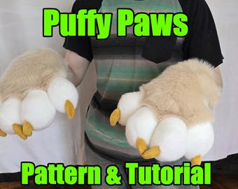 Puffy Paw-patroon (pdf-download) - 2 stijlen