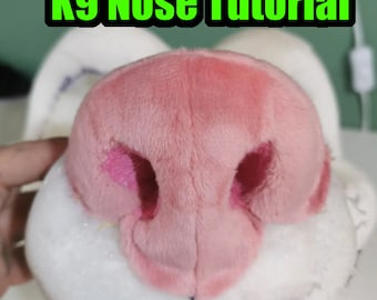 Nariz de Fursuit - Patrón de costura + Tutorial