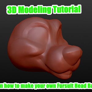 3D Modeling Tutorial - Make your own Fursuit Head Base!