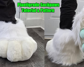 Plantigrade Sockpaw Tutorial & Pattern (PDF)