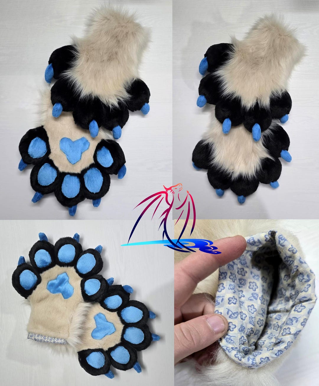 5 Fingered Puffy Paw Pattern (PDF Download) - Etsy