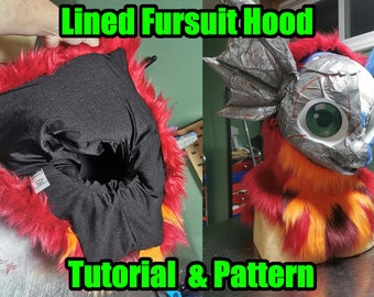 Lined Fursuit Hood Tutorial