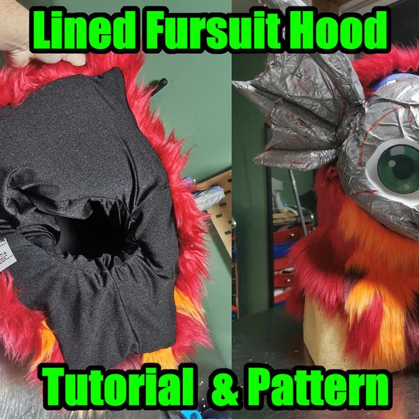 Lined Fursuit Hood Tutorial