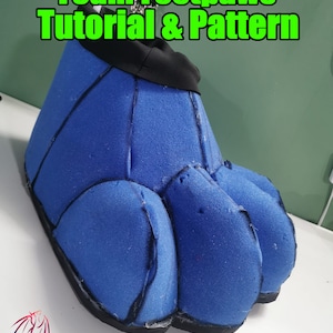 Foam Feetpaw Tutorial & Pattern (PDF)