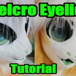 Velcro Eyelids - Fursuit Tutorial