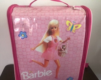 barbie storage suitcase