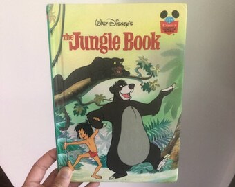 First American Edition 1993 Walt Disney&#39;s Wonderful World of Reading Disney&#39;s The Jungle Book, The Jungle Book, The Jungle Book Book, 90s