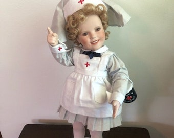 shirley temple red cross doll