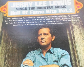 Jerry Lee Lewis Sings The Country Music Hall of Fame Hits Vol. 2, Jerry Lee Lewis, Jerry Lee Lewis Record, Jerry Lee Lewis LP, Jerry Lee