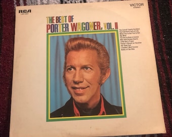 The Best of Porter Wagoner, Vol. II Porter Wagoner Vinyl Record Printed USA 1970, RCA Records, Country Vinyl, 70s Country Music Vinyl