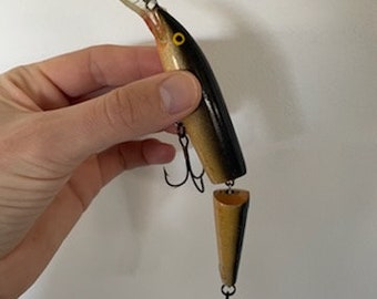 Leurre De Pêche Rapala Original – Vairon Finlandais Magnum, Vintage Argenté