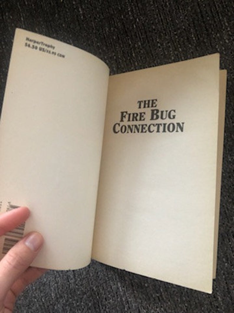 First Harper Trophy Edition 1995 Jean Craighead George the Fire Bug ...