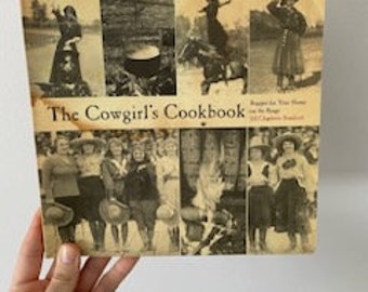 Paperback The Cowgirl's Cookbook Recipes for your home on the range by Jill Charlotte Stanford, Cowgirl Cooking, Cowgirl Western Cookbook