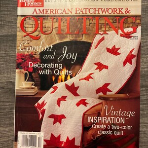 Better Homes and Gardens Creative Collection Publications American Patchwork & Quilting Vintage Inspiration Dec 2003 Vol 11 No 6 Issue 65