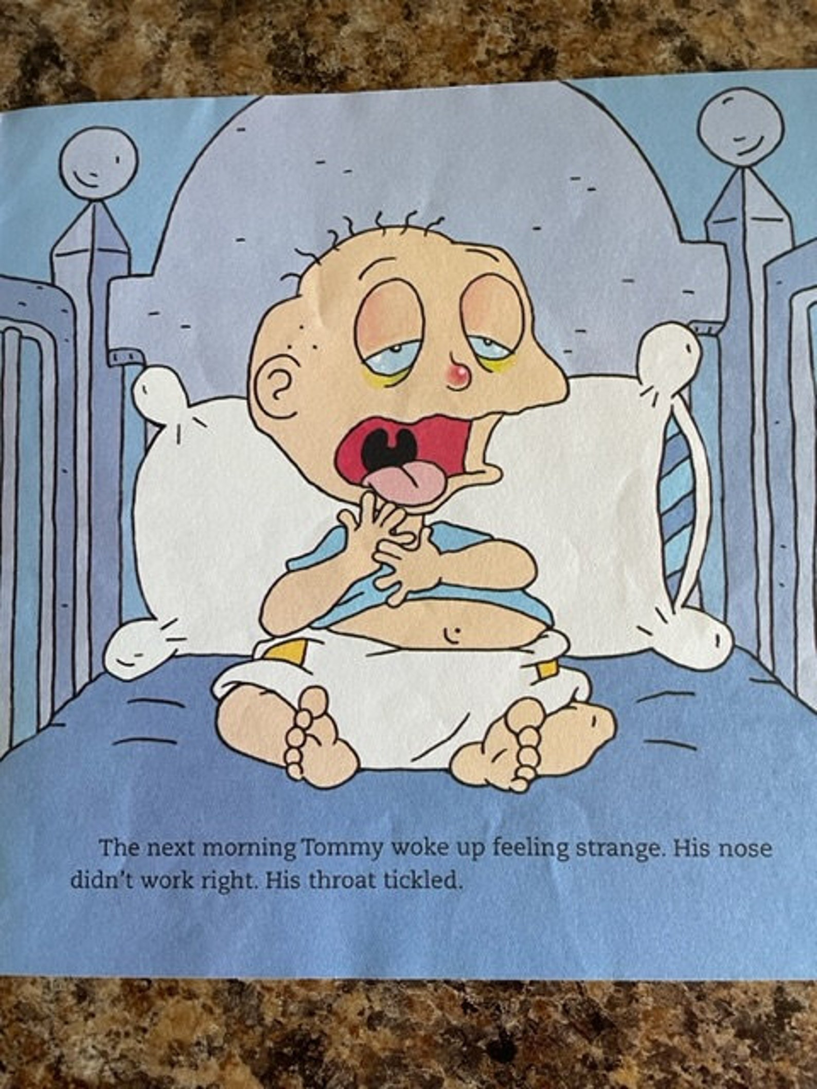 1st Scholastic Printing 1999 Nickelodeon Rugrats Tommy Catches a Cold ...