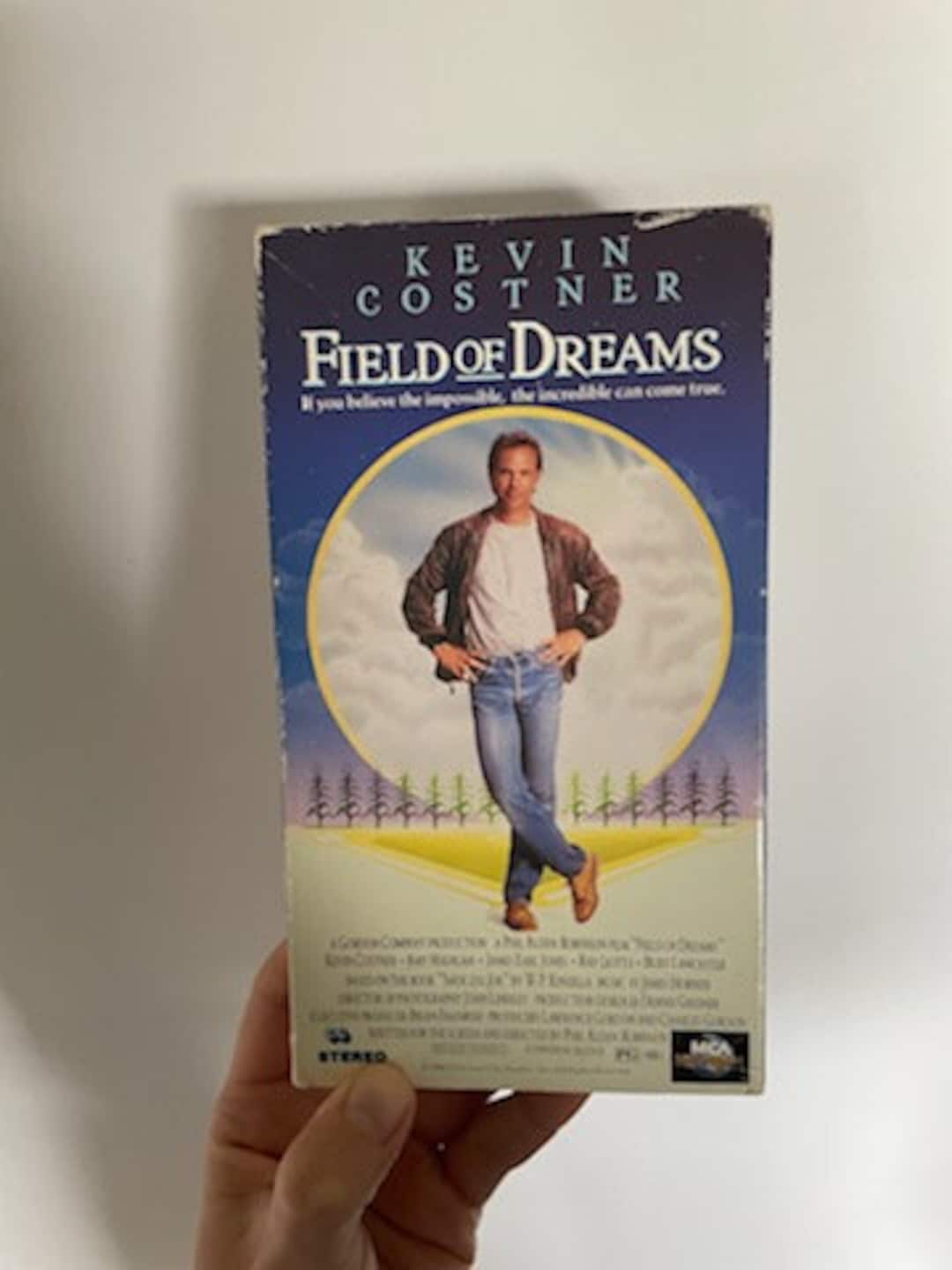 1989 FIELD OF DREAMS Vhs Tape, Kevin Costner, Kevin Costner in Field of