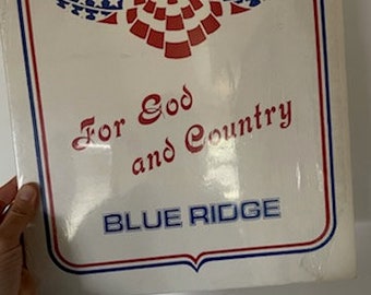 Vintage Mark Four LP 1162 For God and Country Blue Ridge Vinyl LP Record, God and Country Vinyl Record, God and Country Record, God Bless US