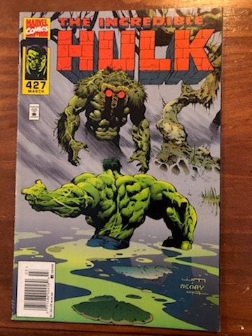 1995 Marvel Comics 427 March the Incredible Hulk Comic, the Hulk