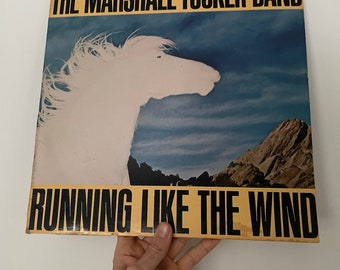 1979 Vintage The Marshall Tucker Band Running like the Wind Vinyl LP Record, Marshall Tucker Band, The Marshall Tucker Band Vinyl 1970s