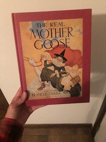 Vintage the Real Mother Goose Book - Etsy