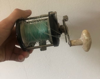 Vintage Made in USA 985 OceanCity Baiting Casting Fishing Reel, 985 Ocean City Reel, Ocean City Reel, Vintage Oceancity Reels, Fishing Reel