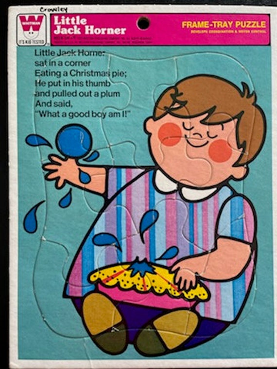 ポットマン様 1970 Whitman Little Jack Horner 4514-1H Printed in USA