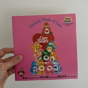A World Made of Love Kid Styff Records and Tapes KSR946 Care Bears See the pictures HEAR the story READ the book, Care Bears Record Book