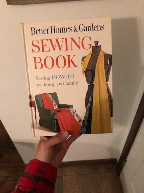 Vintage 1961 Hardcover Better Homes & Gardens Sewing Book, Sewing How-to  for Home and Family, Vintage 60s Sewing Book, Sewing Books 