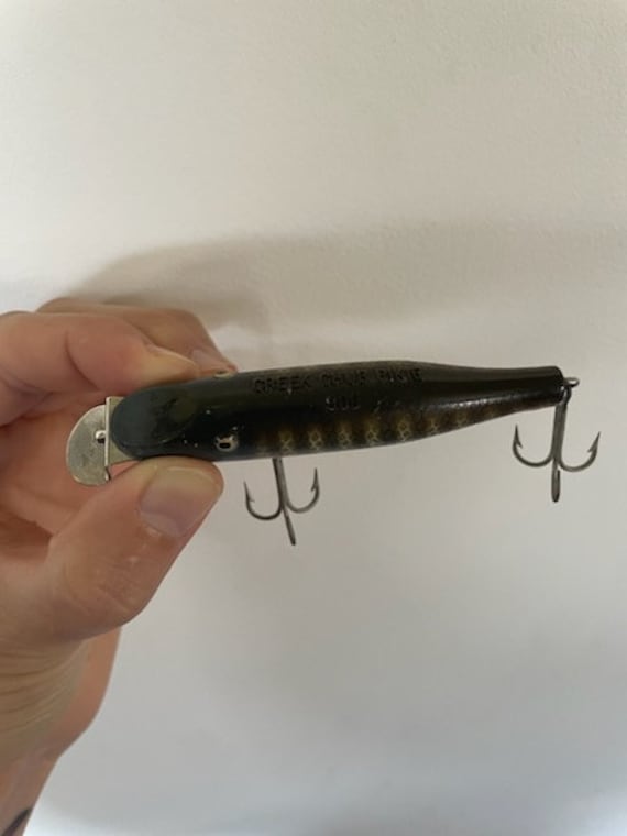 chub fishing hooks Vintage Creek Chub Baby Pikie 900 Pikie Color, Creek Chub Lures, Vintage  Creek Chub, Vintage Creek Chub Lure Pikie 900, Pikie 900 Minnow