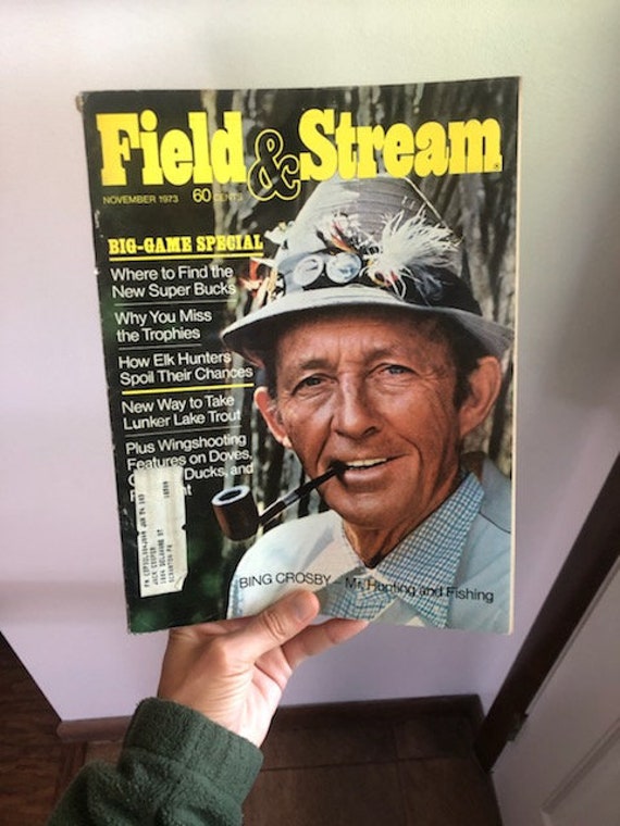 Vintage Big Game Special Field and Stream Magazine November 1973 60 Cents  Issue, Elk Hunting, Bing Crosby, Lake Trout, Fishing 70s, Hunters -   Canada
