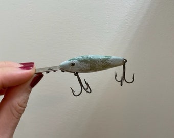 Vintage Mirr-O-Lure Green and Gold L and S Sinker Lure, Mirr-O-Lure Sinker L&S 2M Sinker Lure Vintage Lure