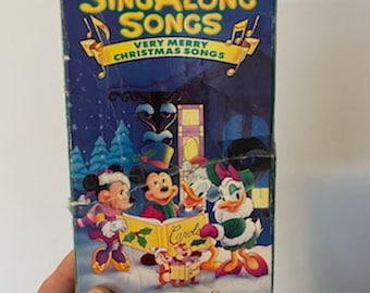 Disney''s Sing Along Songs Very Merry Christmas Songs Volume Eight 8 VHS 657, Disney's Sing Along VHS, VHS Tape Disney, Christmas Disney